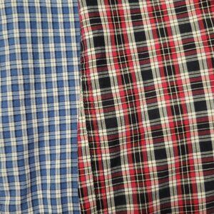 CHAPS Easy Care Long Sleeve Men's Shirts Size LARGE Lot of 2